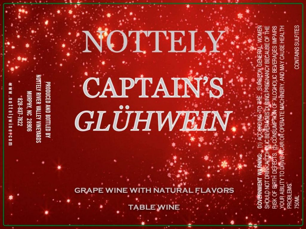 Nottely River Valley Vineyards Captain's Gluhwein