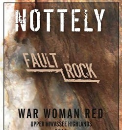 Nottely River Valley Vineyards War Women Red 2022 Label